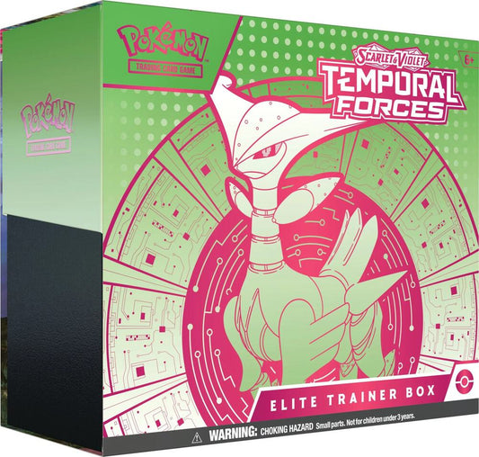 Temporal Forces Elite Trainer Box [Iron Leaves ex] Pokémon card