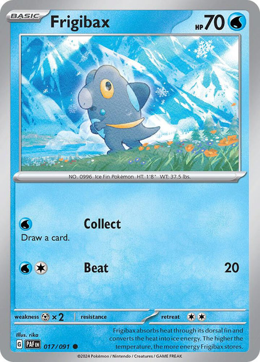 Frigibax - 017/091 017/091 Common Paldean Fates Pokémon card
