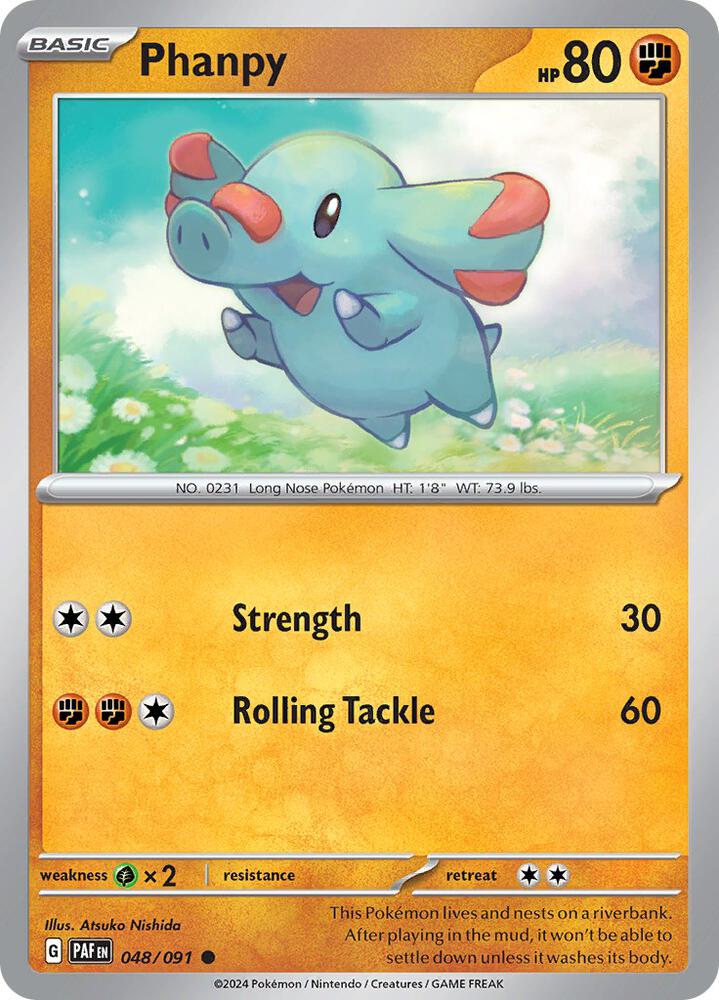Phanpy - 048/091 Common SV: Paldean Fates
