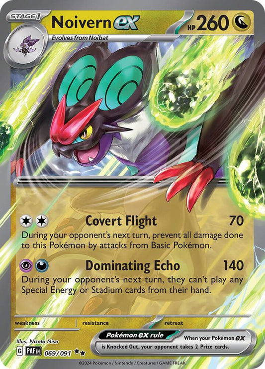 Noivern ex - 069/091 069/091 Double Rare Paldean Fates Pokémon card
