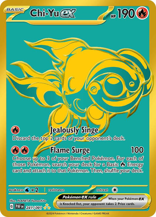 Chi-Yu ex - 241/091 Hyper Rare SV: Paldean Fates