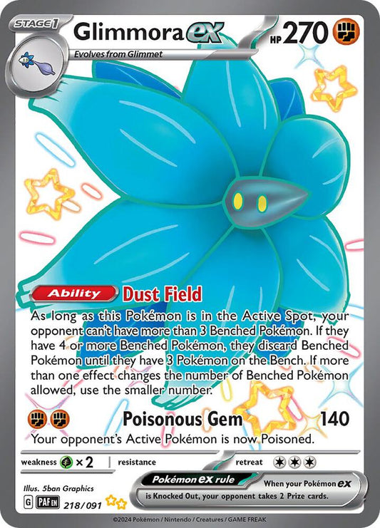 Glimmora ex - 218/091 Shiny Ultra Rare SV: Paldean Fates