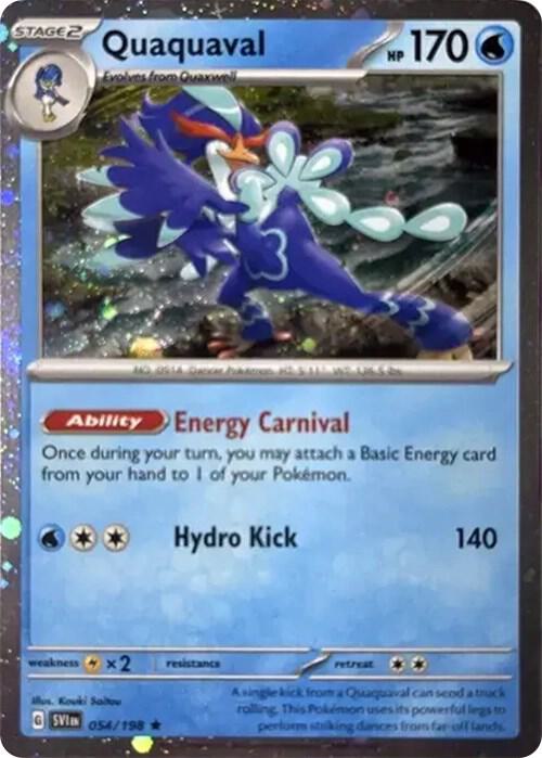 Quaquaval - 054/198 (Cosmos Holo) 054/198 Promo Miscellaneous Cards & Products Pokémon card