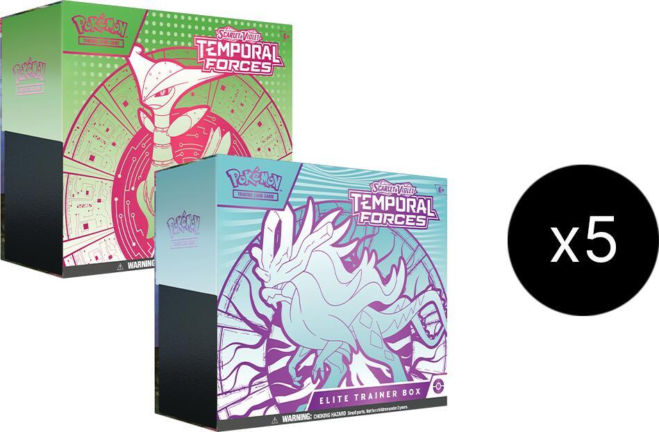 Temporal Forces Elite Trainer Box Case Pokémon card