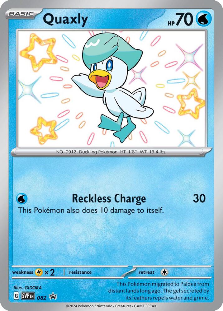 Quaxly - 082 082 Promo Scarlet & Violet Promo Cards Pokémon card