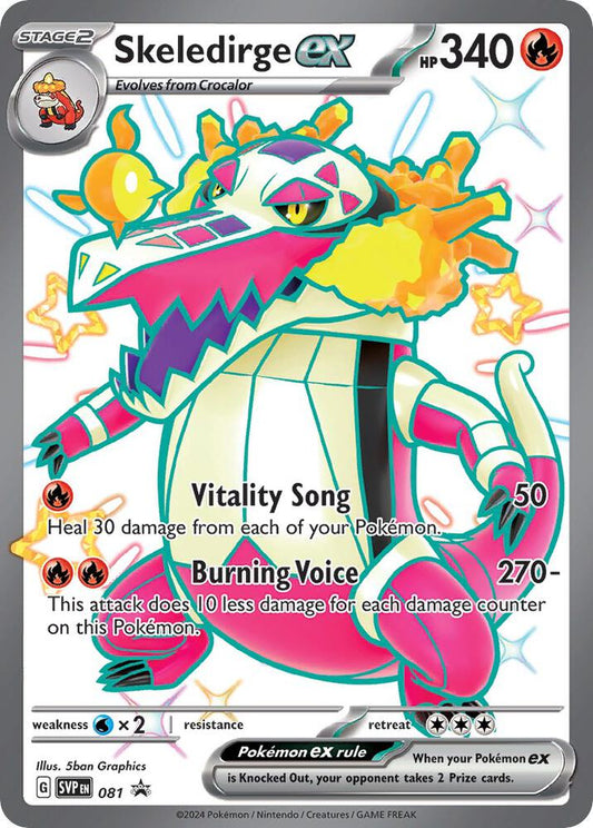 Skeledirge ex - 081 - 081 Promo SV: Scarlet & Violet Promo Cards