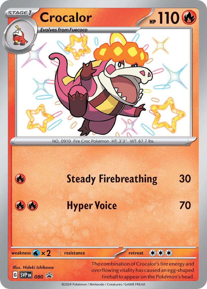 Crocalor - 080 - 080 Promo SV: Scarlet & Violet Promo Cards