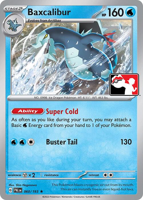 Baxcalibur - 060/193 060/193 Rare Prize Pack Series Cards Pokémon card