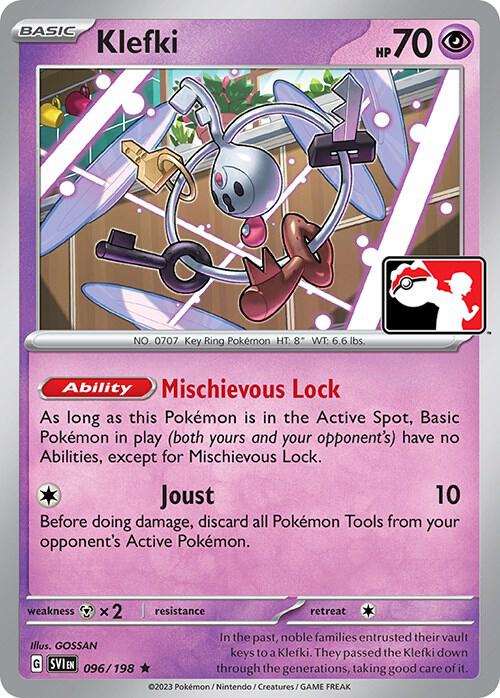 Klefki - 096/198 Rare Prize Pack Series Cards