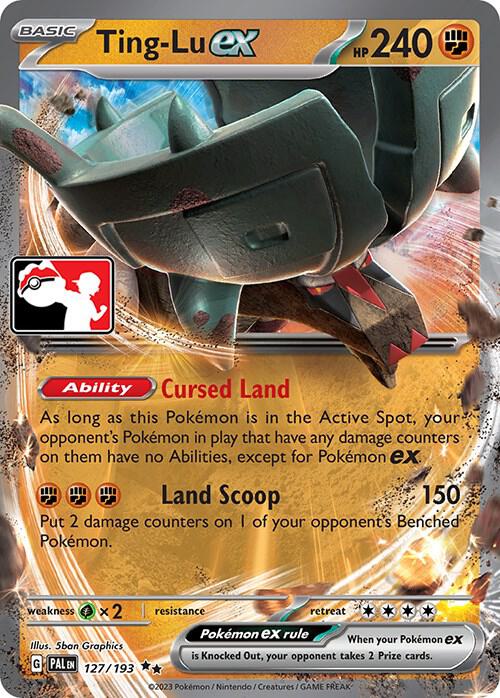 Ting-Lu ex - 127/193 127/193 Double Rare Prize Pack Series Cards Pokémon card