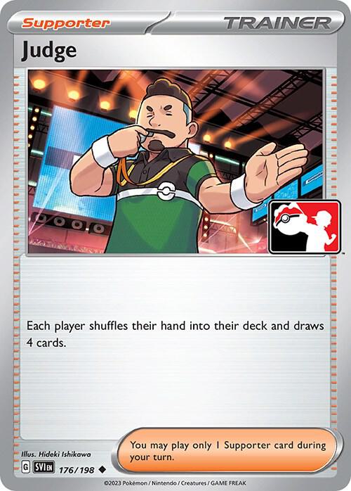 Judge - 176/198 Uncommon Prize Pack Series Cards