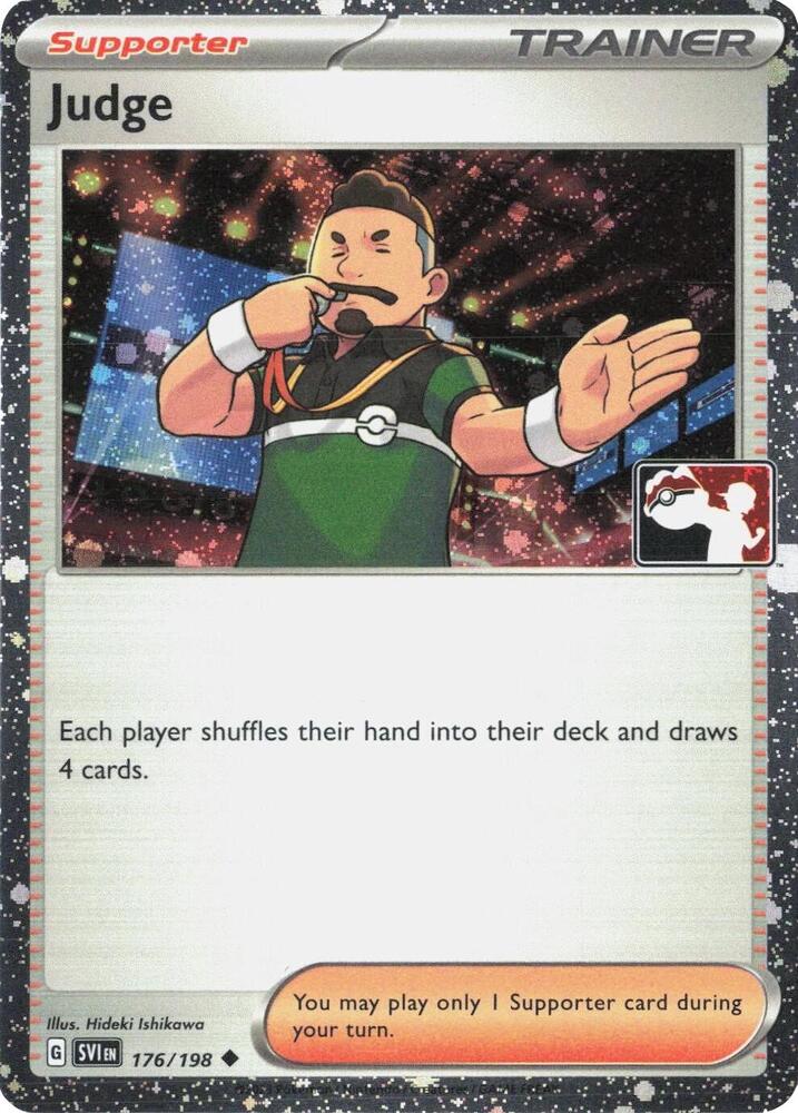Judge - 176/198 (Cosmos Holo) 176/198 Uncommon Prize Pack Series Cards Pokémon card