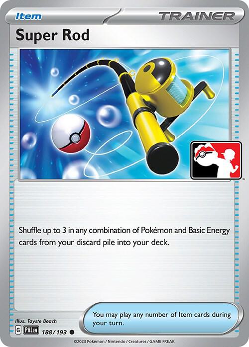 Super Rod - 188/193 188/193 Common Prize Pack Series Cards Pokémon card