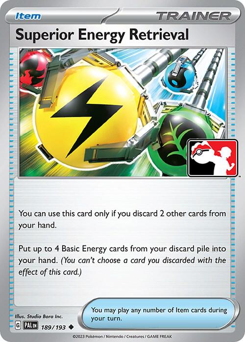 Superior Energy Retrieval - 189/193 189/193 Uncommon Prize Pack Series Cards Pokémon card