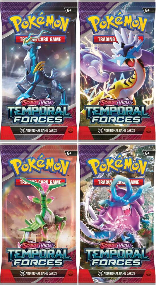 Temporal Forces Booster Pack Art Bundle [Set of 4] - SV05: Temporal Forces