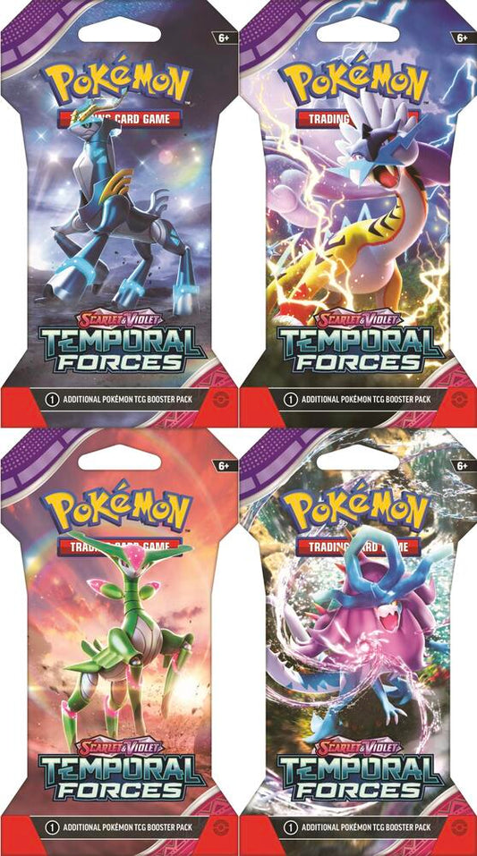 Temporal Forces Sleeved Booster Pack Art Bundle [Set of 4] - SV05: Temporal Forces