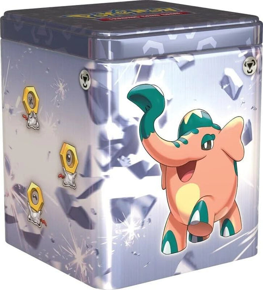 Pokemon Stacking Tin: Metal Miscellaneous Cards & Products Pokémon card
