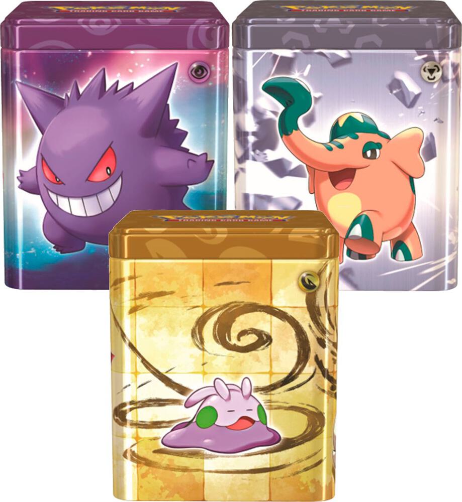 Pokemon Stacking Tins [Set of 3] (Psychic, Metal, and Dragon) Miscellaneous Cards & Products Pokémon card