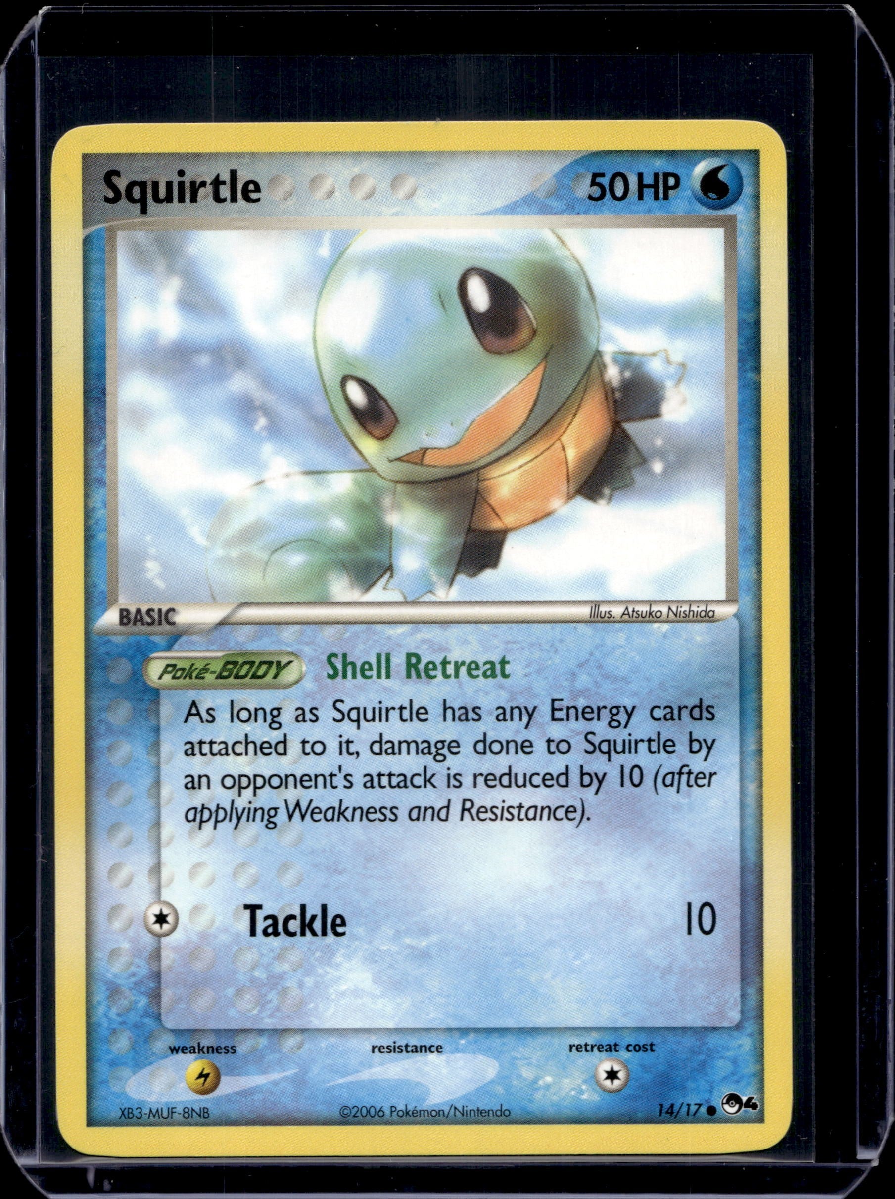 Squirtle POP Series 4 #014/017 Normal Pokémon Card (front)