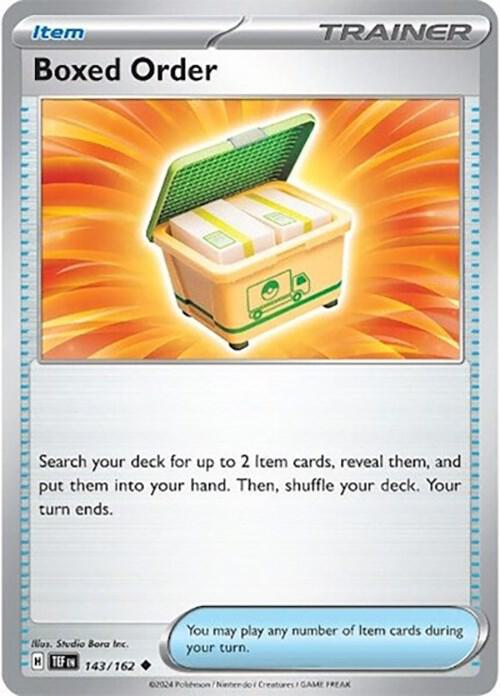 Boxed Order - 143/162 Uncommon SV05: Temporal Forces