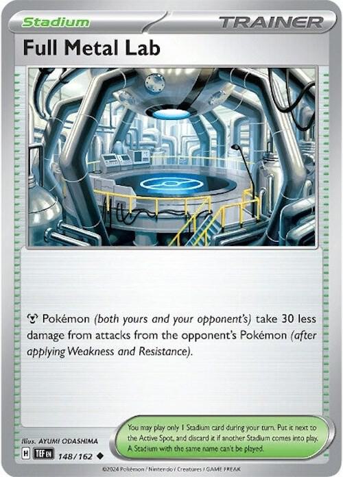 Full Metal Lab 148/162 Uncommon Temporal Forces Pokémon card