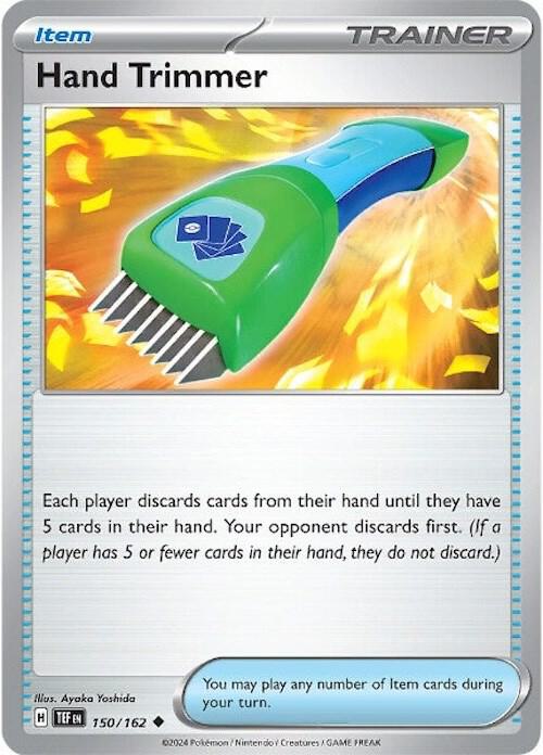 Hand Trimmer 150/162 Uncommon Temporal Forces Pokémon card