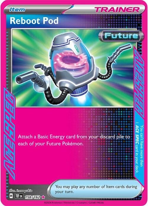 Reboot Pod 158/162 ACE SPEC Rare Temporal Forces Pokémon card
