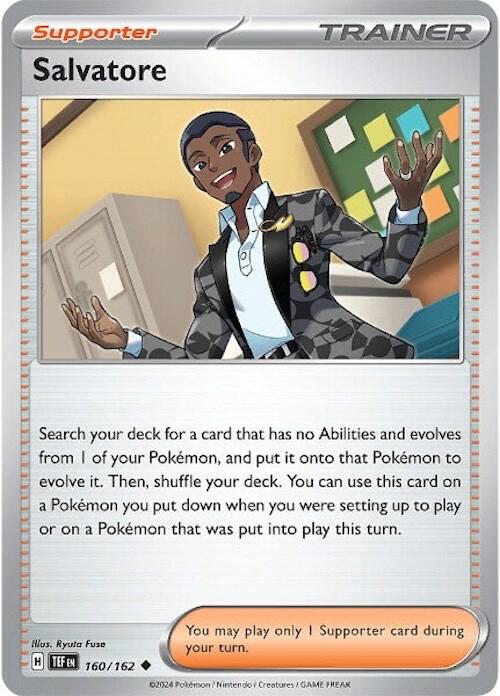 Salvatore - 160/162 160/162 Uncommon Temporal Forces Pokémon card