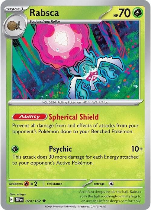 Rabsca 024/162 Uncommon Temporal Forces Pokémon card
