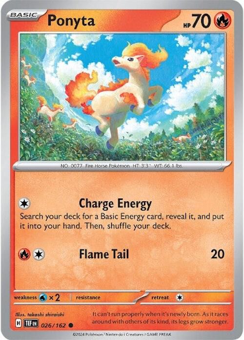 Ponyta - 026/162 Common SV05: Temporal Forces