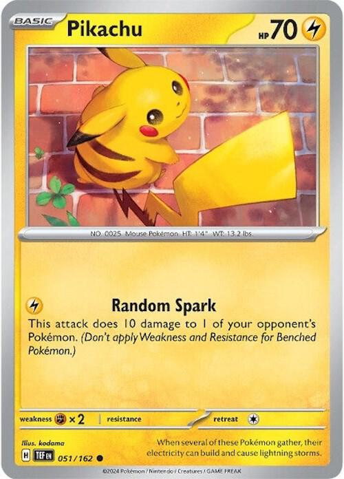 Pikachu - 051/162 Common SV05: Temporal Forces