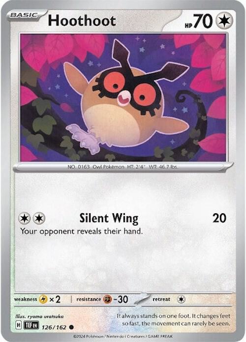 Hoothoot - 126/162 Common SV05: Temporal Forces