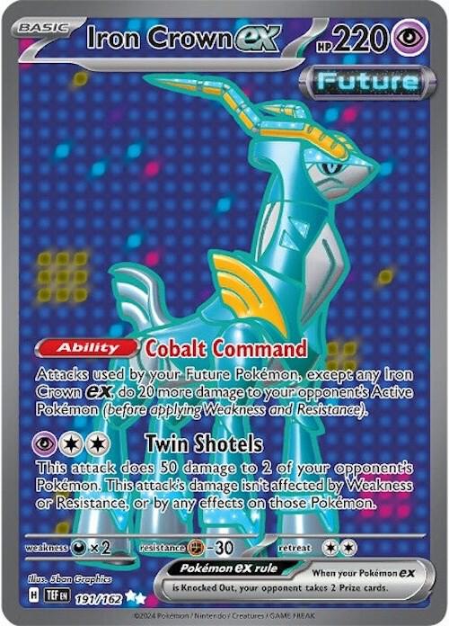 Iron Crown ex - 191/162 191/162 Ultra Rare Temporal Forces Pokémon card