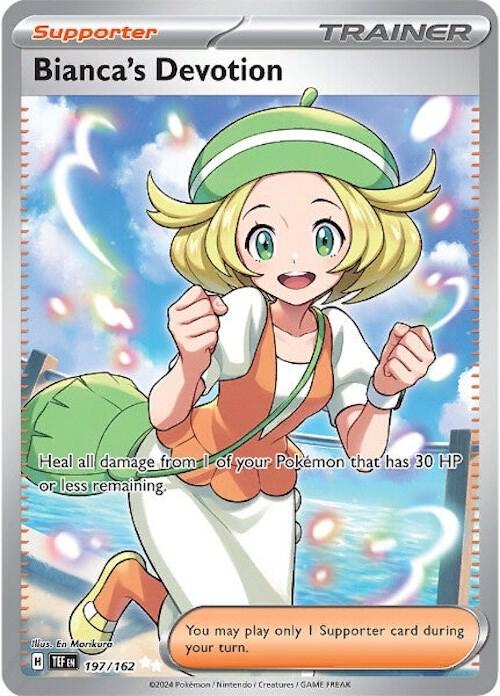 Bianca's Devotion - 197/162 197/162 Ultra Rare Temporal Forces Pokémon card