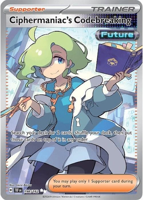Ciphermaniac's Codebreaking - 198/162 198/162 Ultra Rare Temporal Forces Pokémon card