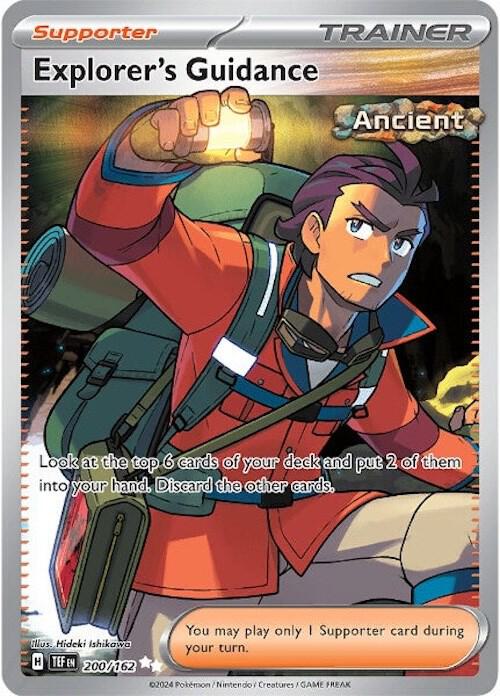 Explorer's Guidance - 200/162 200/162 Ultra Rare Temporal Forces Pokémon card