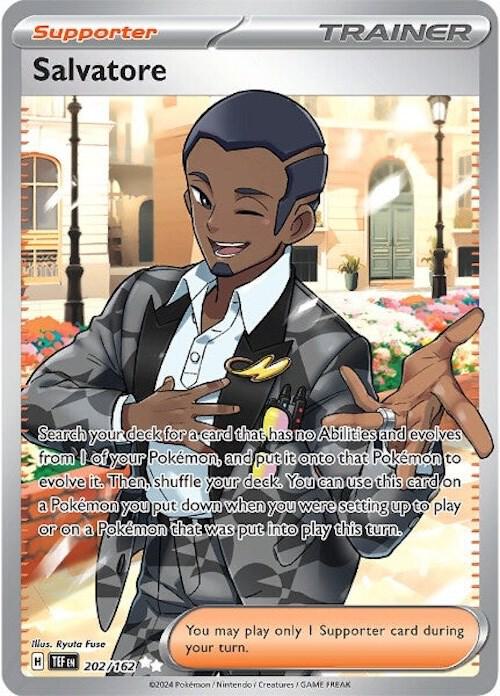 Salvatore - 202/162 202/162 Ultra Rare Temporal Forces Pokémon card