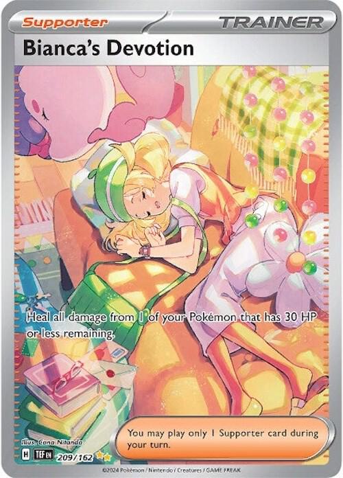 Bianca's Devotion - 209/162 209/162 Special Illustration Rare Temporal Forces Pokémon card