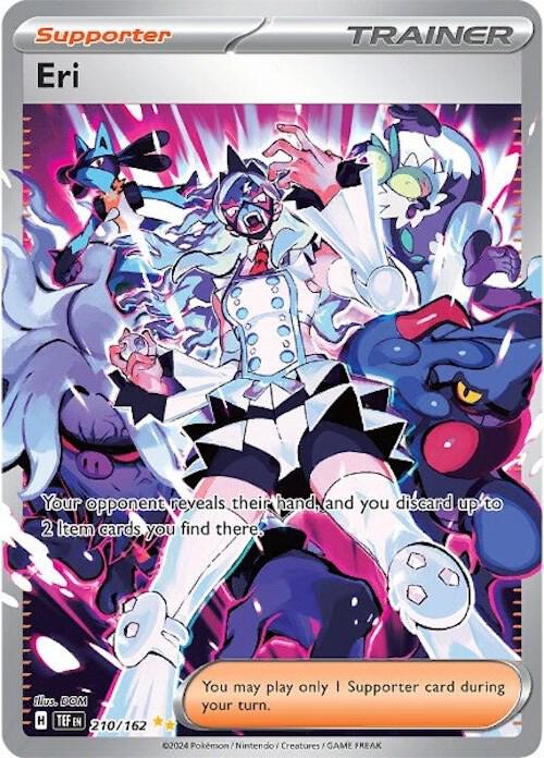 Eri - 210/162 210/162 Special Illustration Rare Temporal Forces Pokémon card