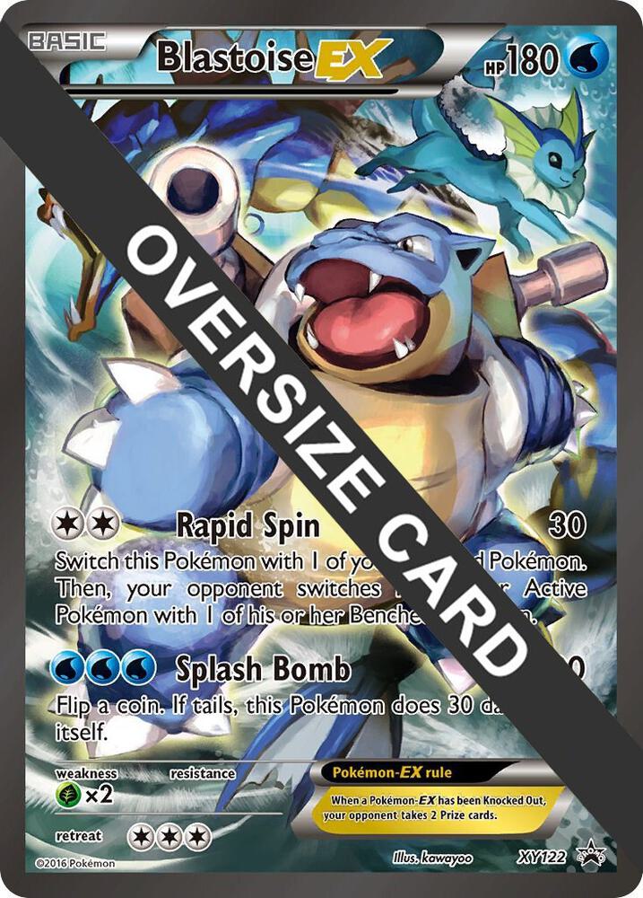 Blastoise EX - XY122 - XY122 Promo Jumbo Cards