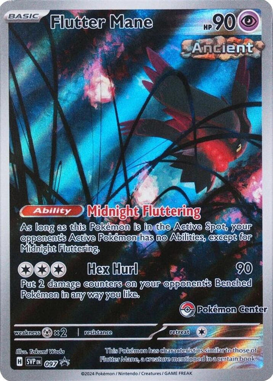 Flutter Mane - 097 (Pokemon Center) 097 Promo Scarlet & Violet Promo Cards Pokémon card