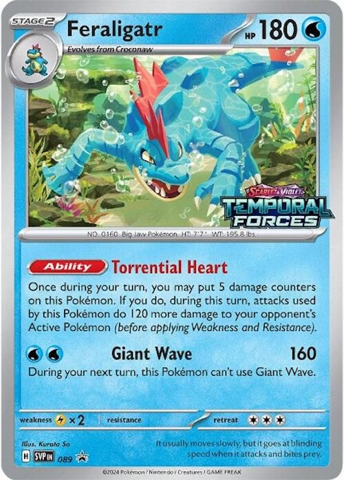 Feraligatr - 089 (Prerelease) 089 Promo Scarlet & Violet Promo Cards Pokémon card