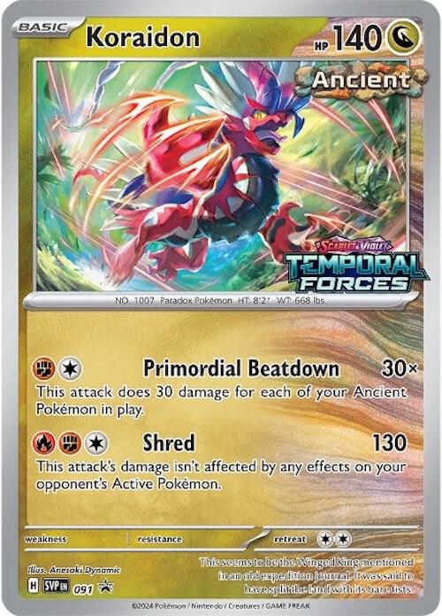 Koraidon - 091 (Prerelease) 091 Promo Scarlet & Violet Promo Cards Pokémon card