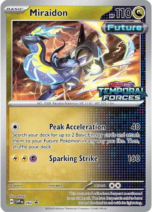 Miraidon - 092 (Prerelease) - 092 Promo SV: Scarlet & Violet Promo Cards