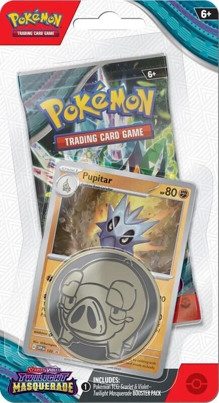 Twilight Masquerade Single Pack Blister [Pupitar] Pokémon card