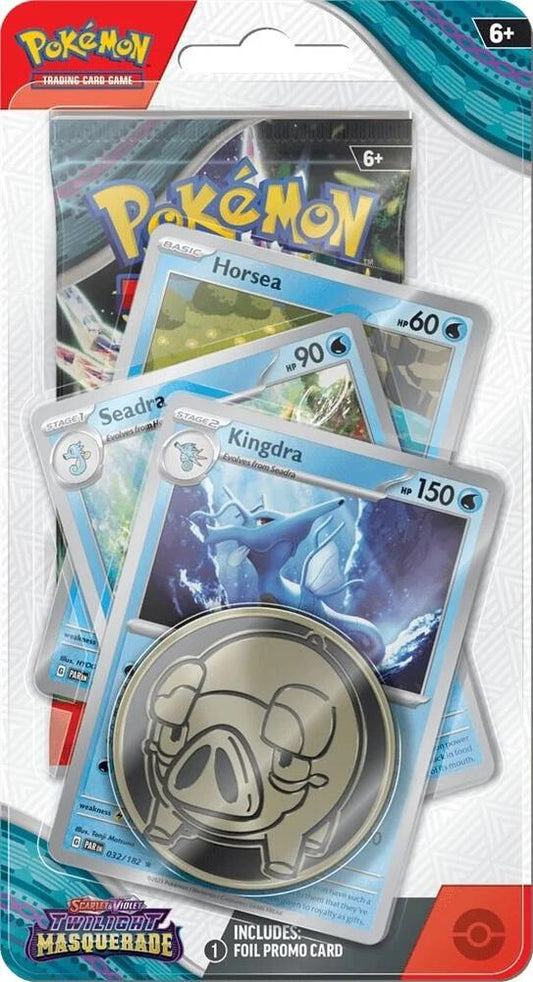 Twilight Masquerade Premium Checklane Blister [Horsea] Pokémon card