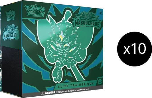 Twilight Masquerade Elite Trainer Box Case Pokémon card