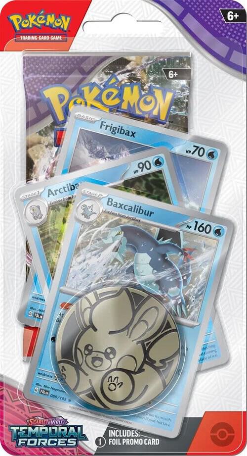 Temporal Forces Premium Checklane Blister [Baxcalibur] Pokémon card
