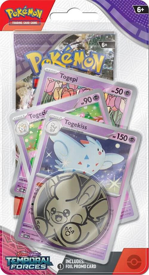 Temporal Forces Premium Checklane Blister [Togekiss] Pokémon card