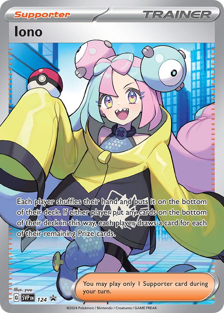 Iono - 124 - 124 Promo SV: Scarlet & Violet Promo Cards